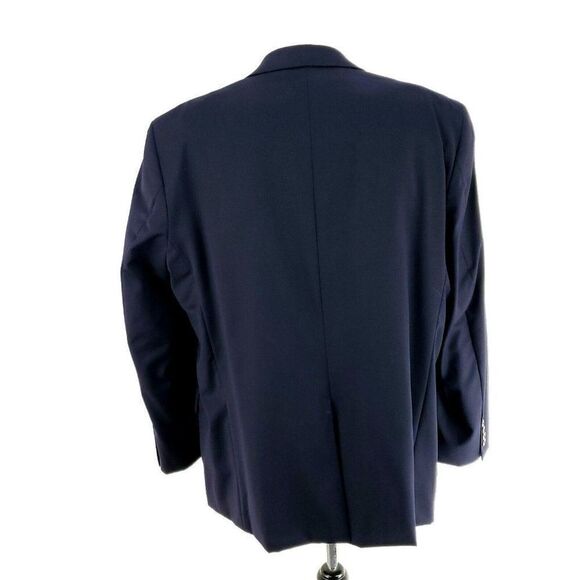 Joseph & Feiss Gold Executive Fit Wool 2 Button 46R Blazer Blue - Picture 5 of 10